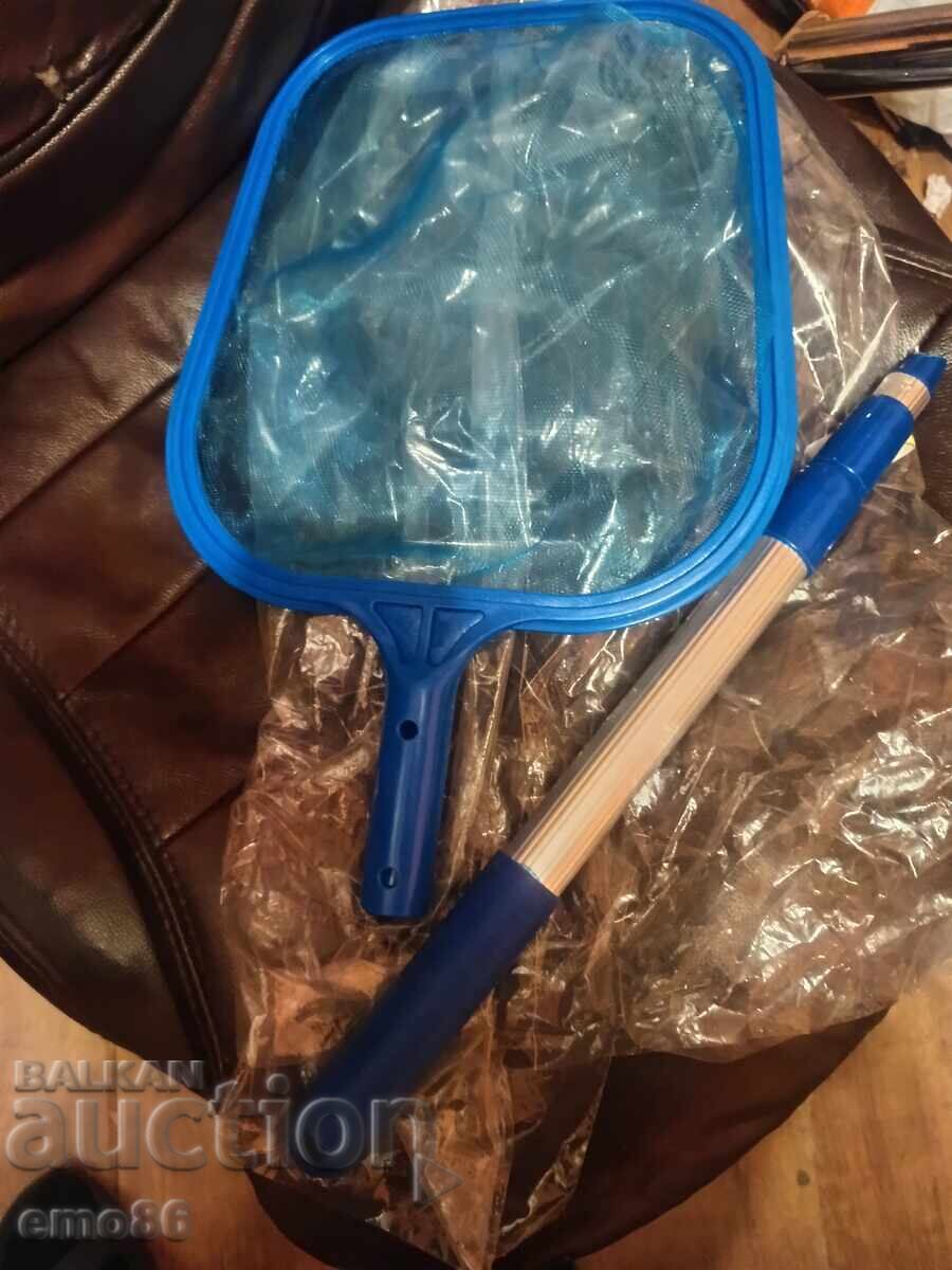 Cap de curățare piscină cu mâner telescopic B.Z.C