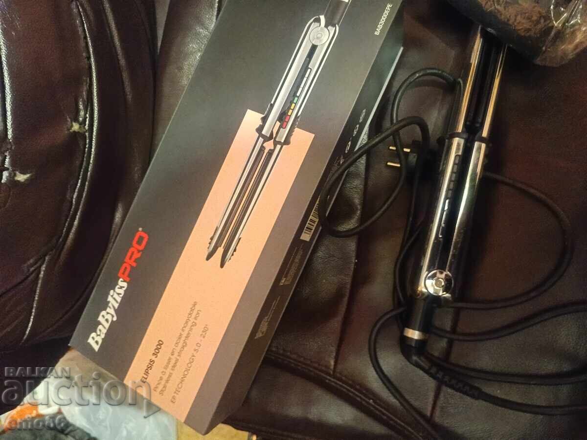 Babyliss Pro for hair straightening, used