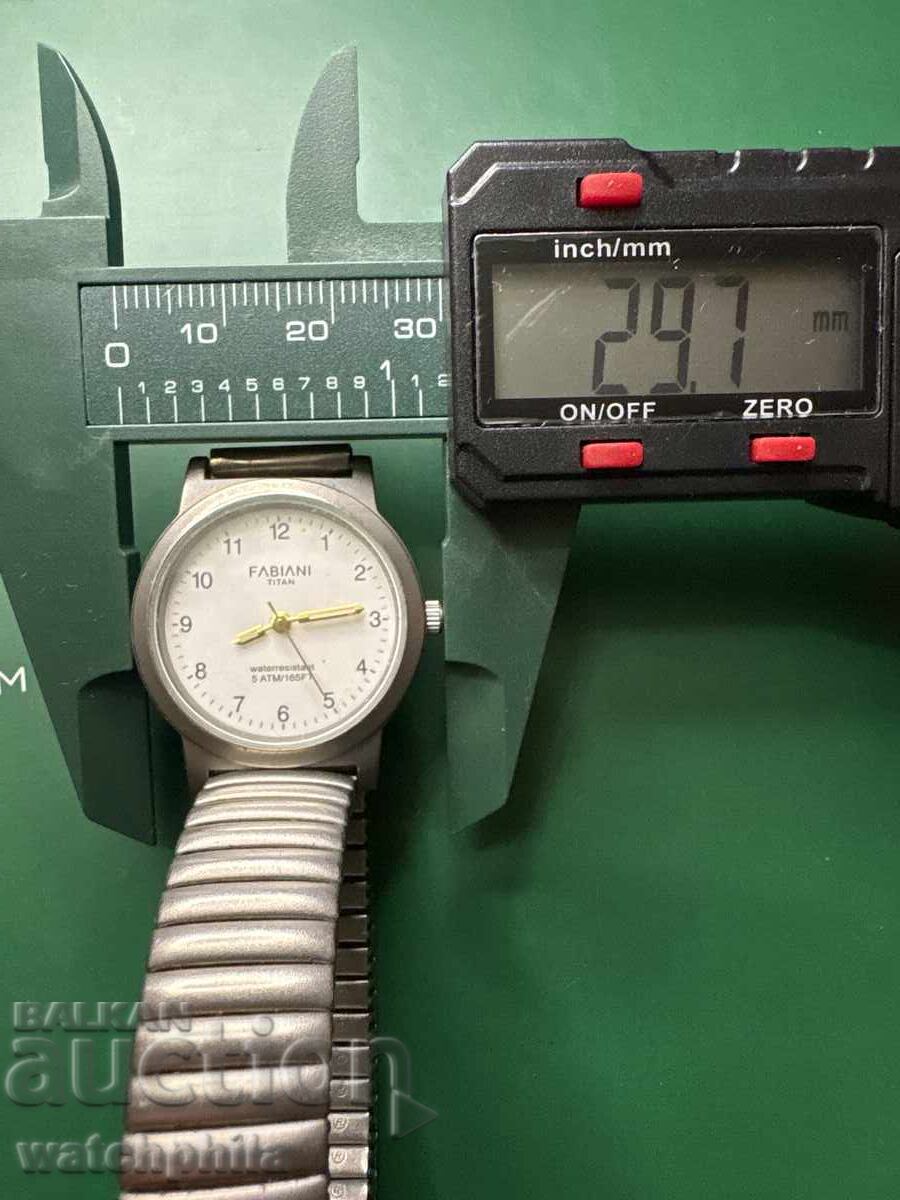 Delivery of Fabiani Titan Rare Women's Watch. Excellent Condition Delivery of Fabiani Titan Rare Women's Watch. Excellent Condition