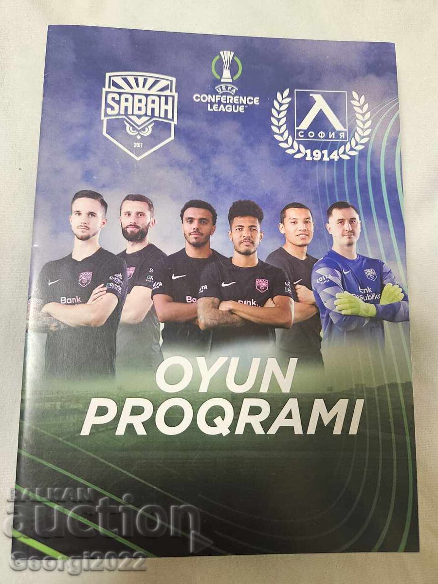 Sabah Program - Levski 2025 Sabah Program - Levski 2025