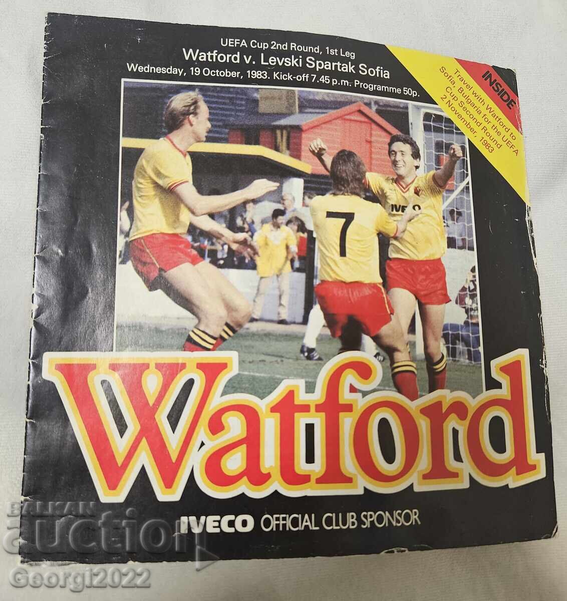 Πρόγραμμα Γουότφορντ - Λέφσκι 1983 Πρόγραμμα Γουότφορντ - Λέφσκι 1983