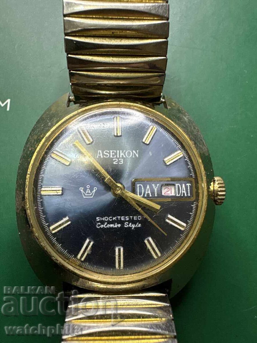 Σπάνιο ελβετικό ανδρικό μηχανικό ρολόι. Λειτουργεί με τιμή 21.00 BGN | € 10.74 Σπάνιο ελβετικό ανδρικό μηχανικό ρολόι. Λειτουργεί με τιμή 21.00 BGN | € 10.74