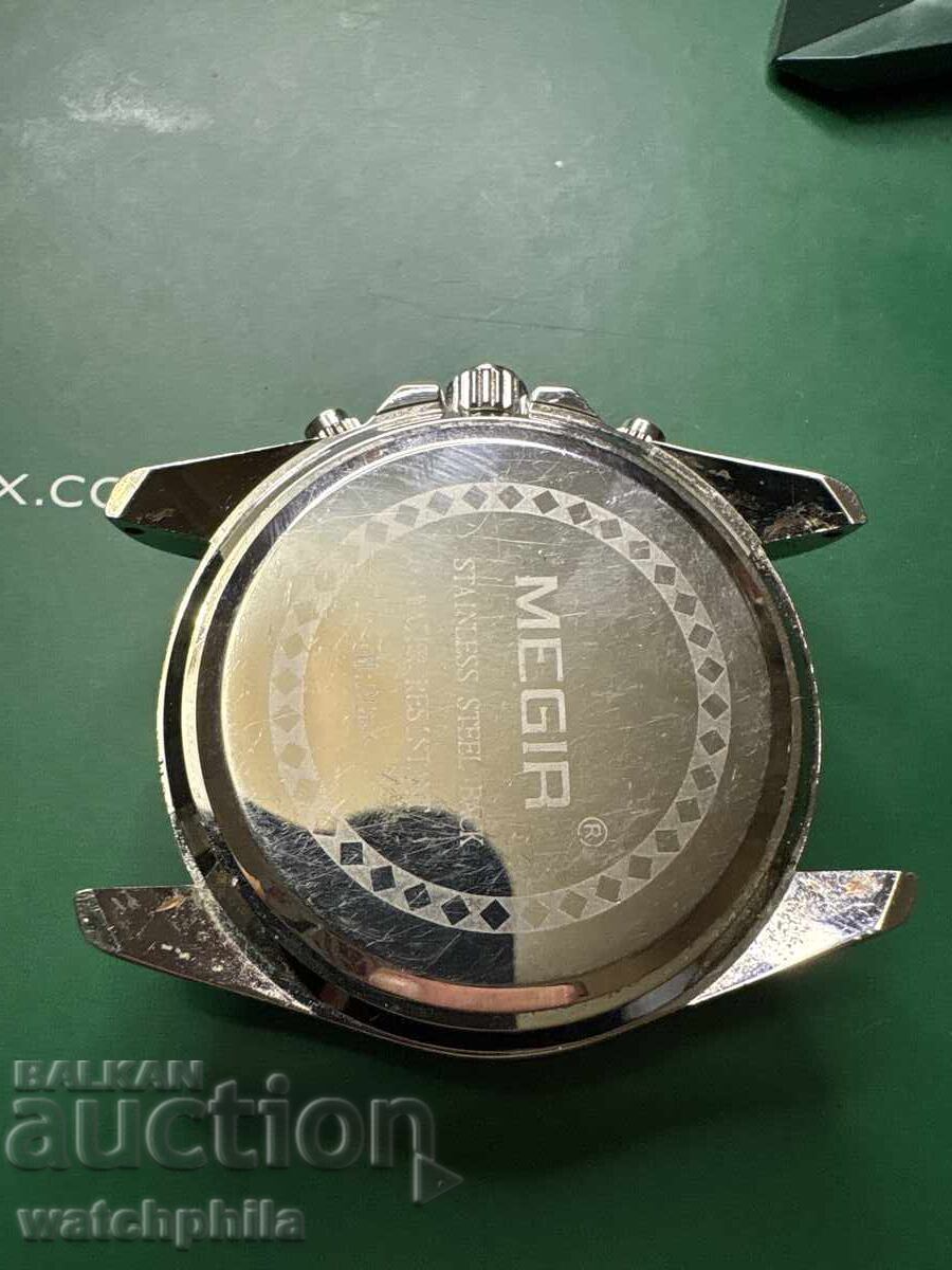 Auction  MEGIR Chronograph Men's Watch. Works perfectly