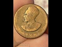 Αιθιοπία 10 Σαντίμ 1944 Χαϊλέ Σελασιέ χάλκινο νόμισμα