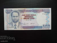 BURUNDI 500 FRANCI 1995 NOUĂ UNC
