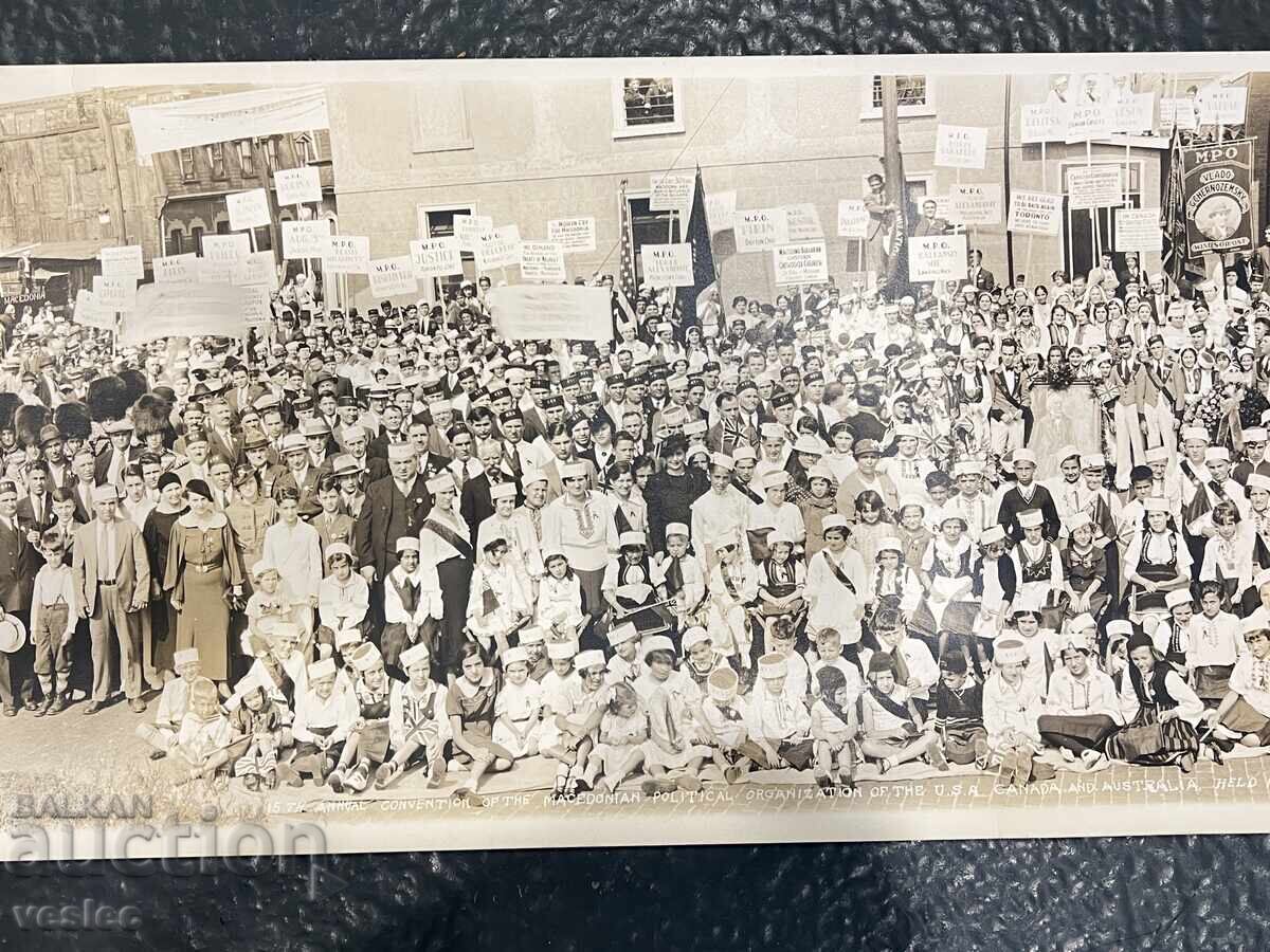 Auction  1936 Photo Macedonia Macedonian Congress MPO VMRO VMORO