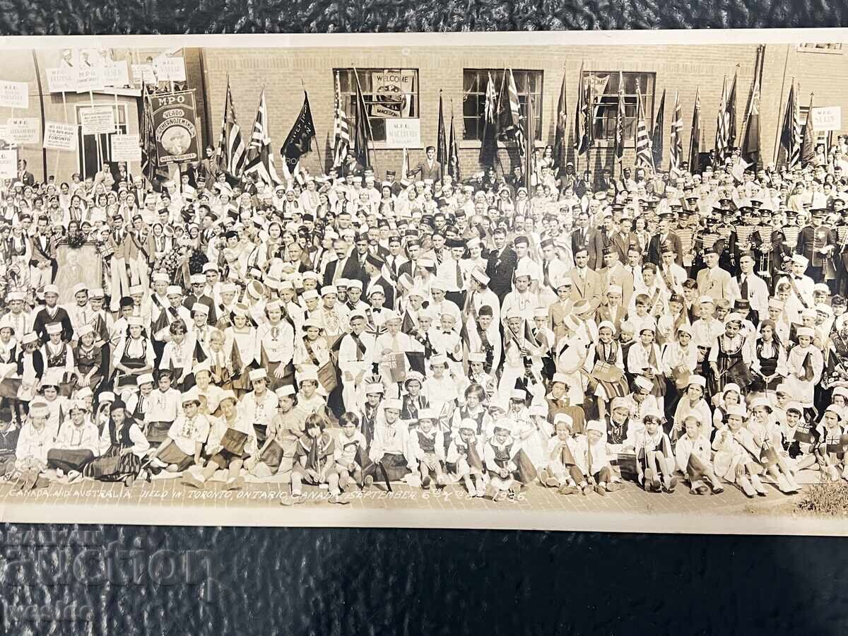 Delivery of 1936 Photo Macedonia Macedonian Congress MPO VMRO VMORO