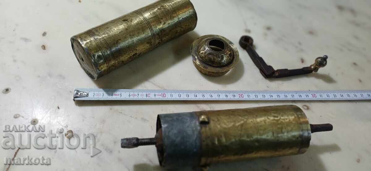 Auction  Ottoman Bronze Coffee Grinder Grinder