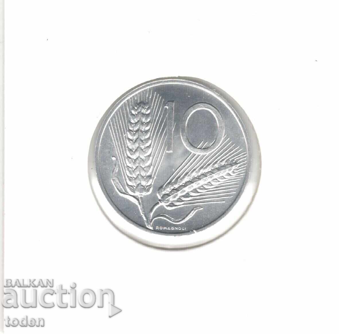 Licitație Italia - 10 Lire - 1971 R - KM# 93