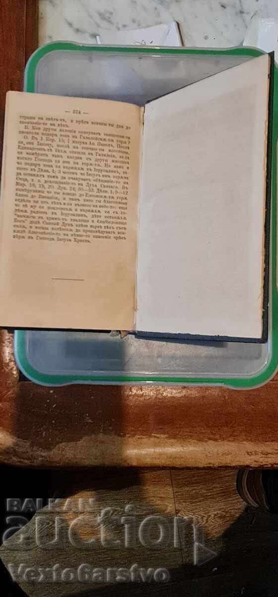 Carte veche tipărită - SCURTĂ INTERPRETARE A EVANGHELIEI DE LA MA-1876 - 5