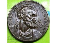 Vatican 10 centesimi 1936 St.Peter / Pius XI - rare year