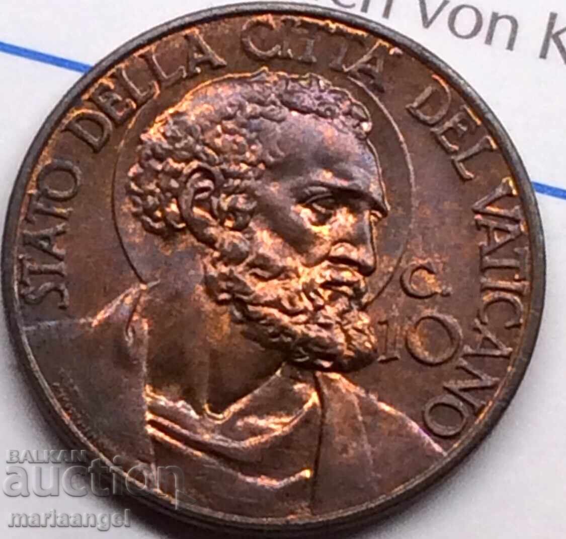 Vatican 10 centesimi 1936 St.Peter / Pius XI - rare year - 7