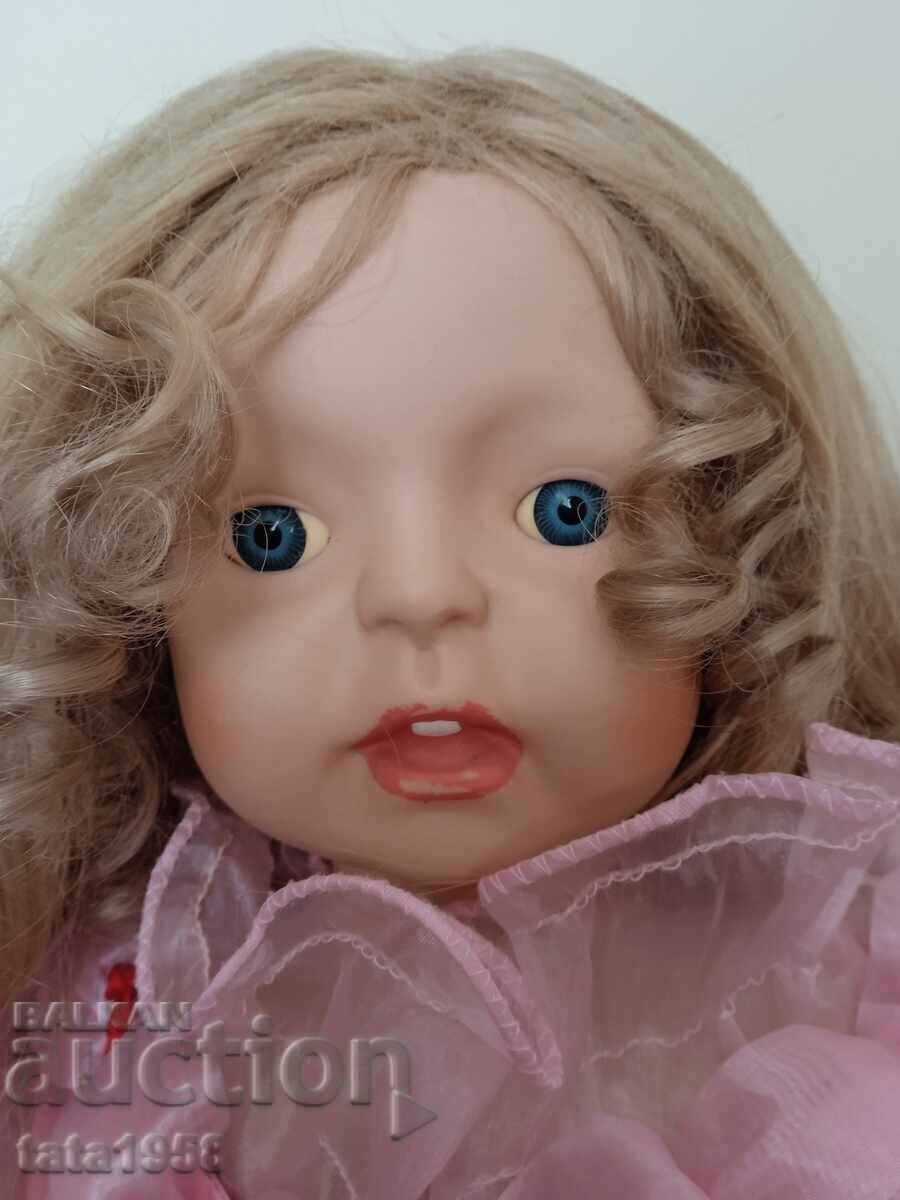 Vintage porcelain doll 65 cm with price € 37.10 | 72.56 BGN