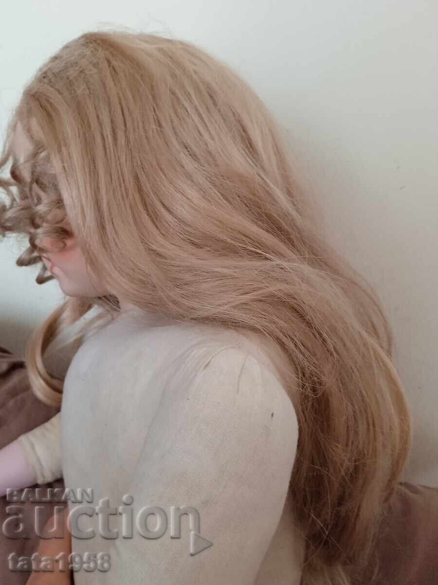 Vintage porcelain doll 65 cm - 5