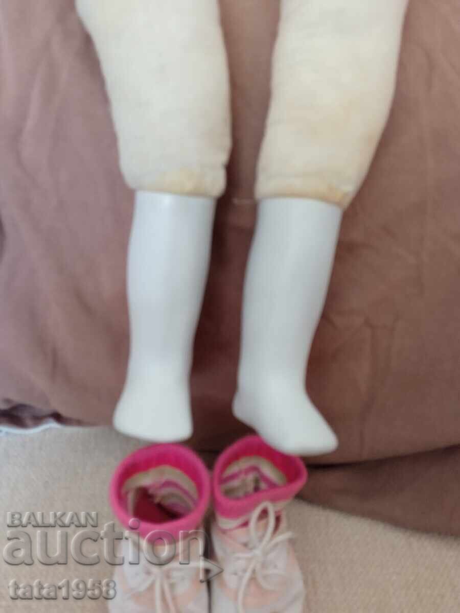 Vintage porcelain doll 65 cm - 6