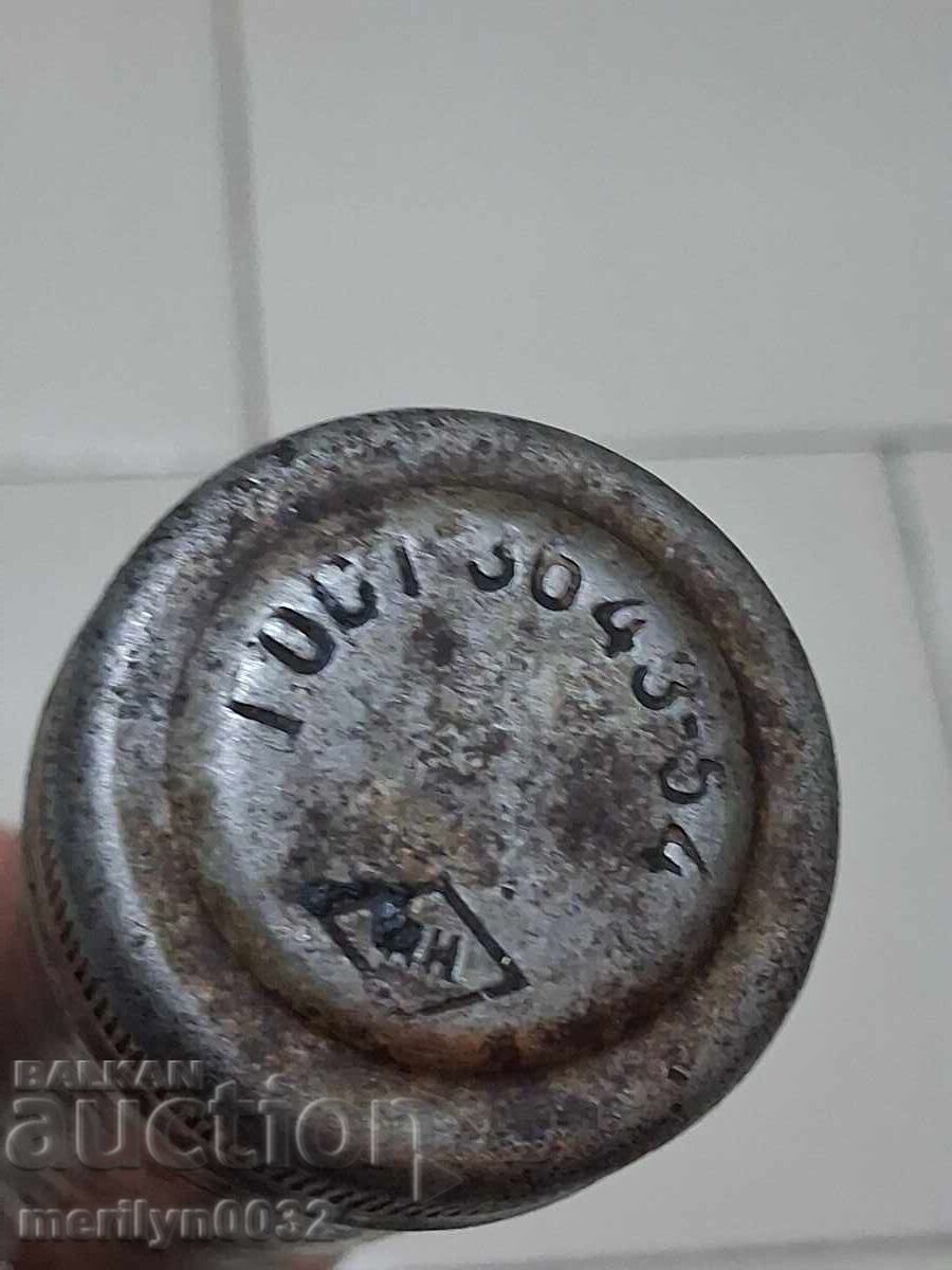 Old-fashioned grease fitting from an army engine, motorcycle grease gun with price 33.00 BGN | € 16.87