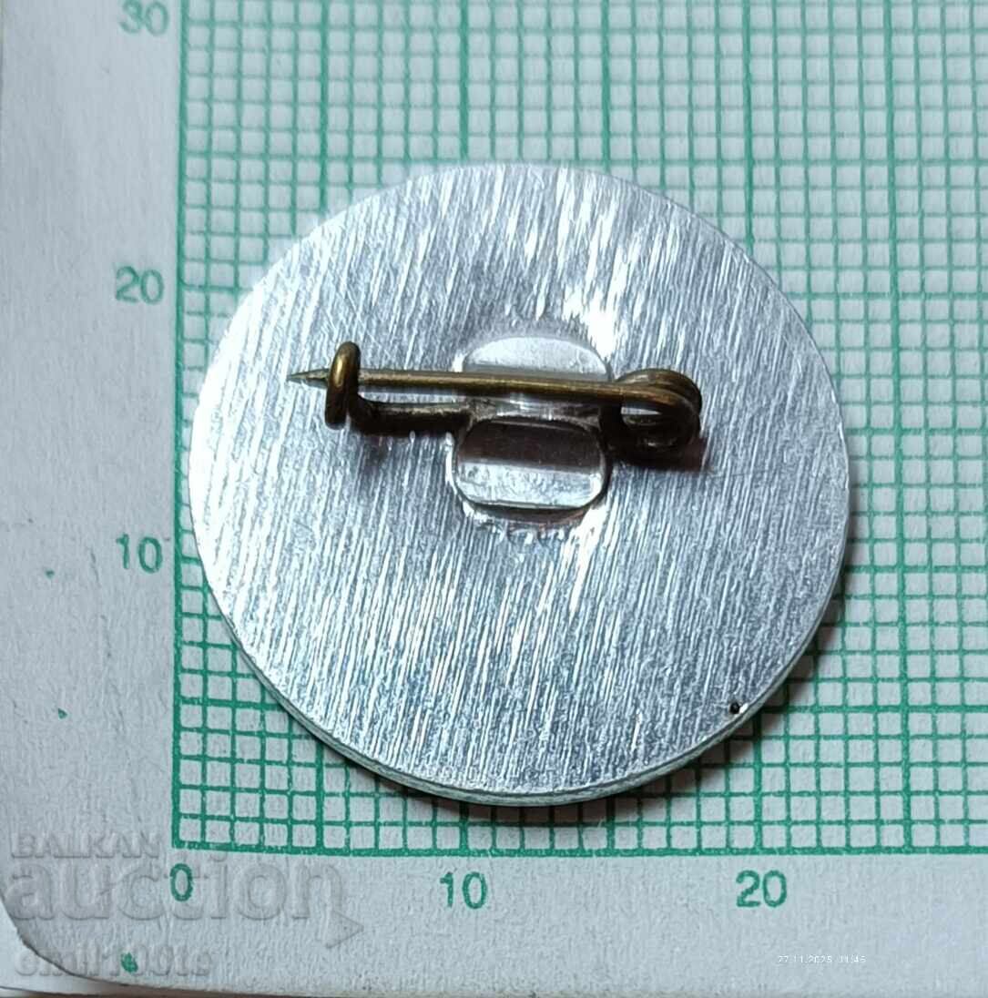 Delivery of Badge - 50 years Lamp Factory 1934 1984