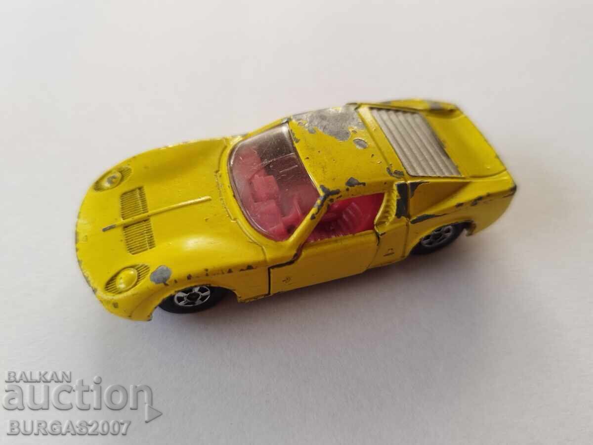 Metal cart, Lamborghini Miura, Matchbox, Made in England with price 165.00 BGN | € 84.36