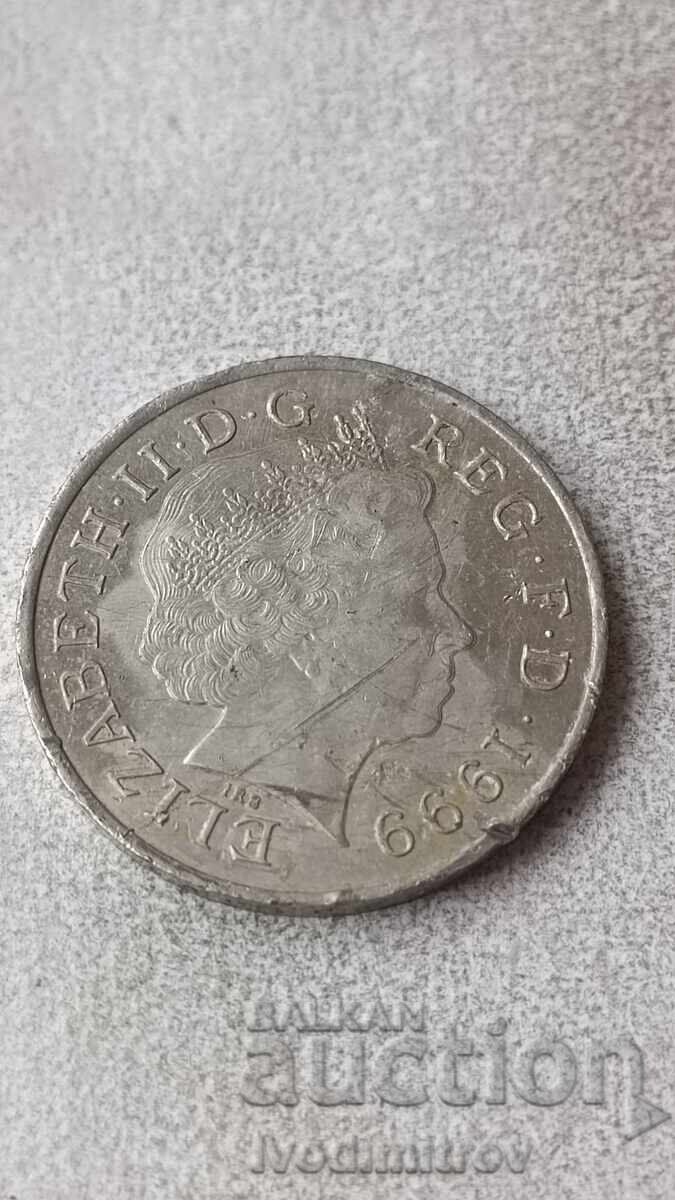 United Kingdom 5 Pounds 1999 - 2000 Millennium with price 18.65 BGN | € 9.54