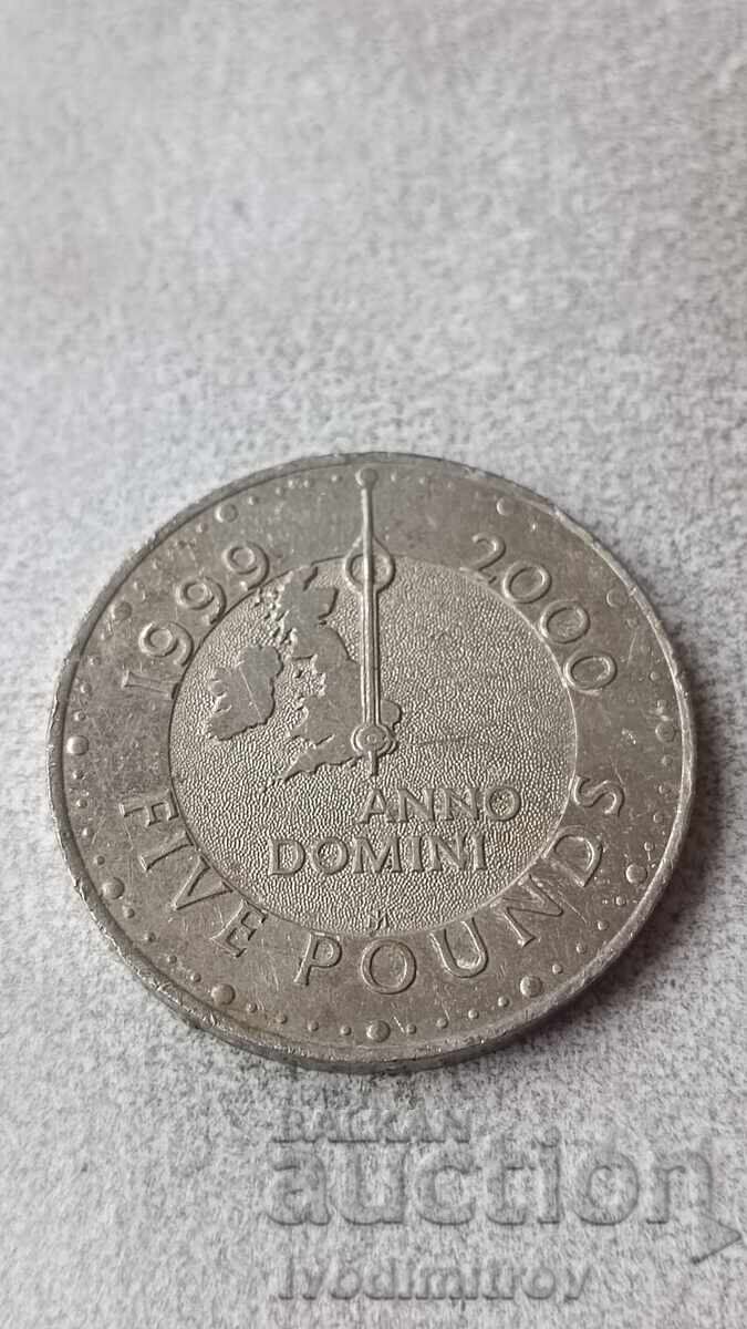 United Kingdom 5 Pounds 1999 - 2000 Millennium