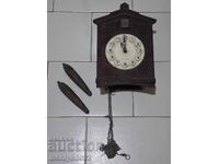 Стенен часовник "Янтар" с кукувичка СССР без махало