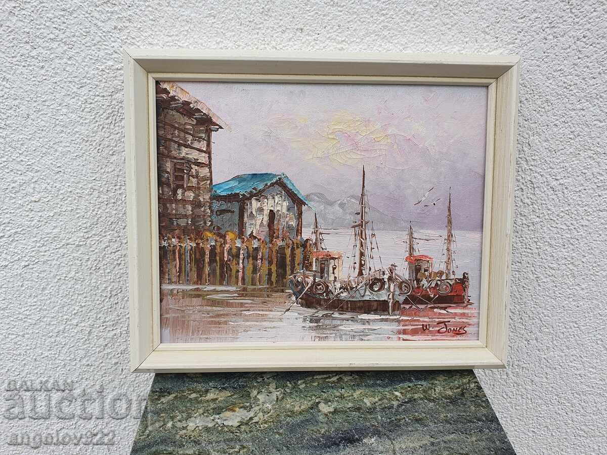 Авторска картина с маслени бои върху платно!!! Авторска картина с маслени бои върху платно!!!