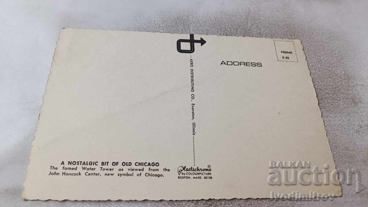 P K Chicago Water Tower and the John Hancock Center with price 0.85 BGN | € 0.43