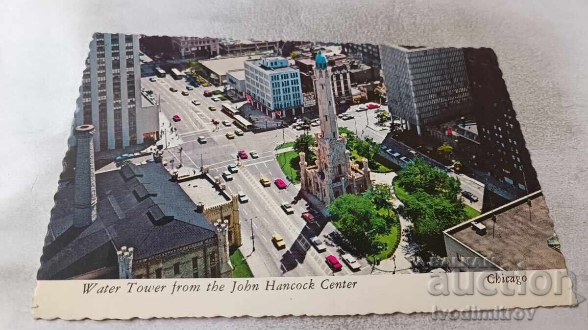P K Chicago Water Tower and the John Hancock Center