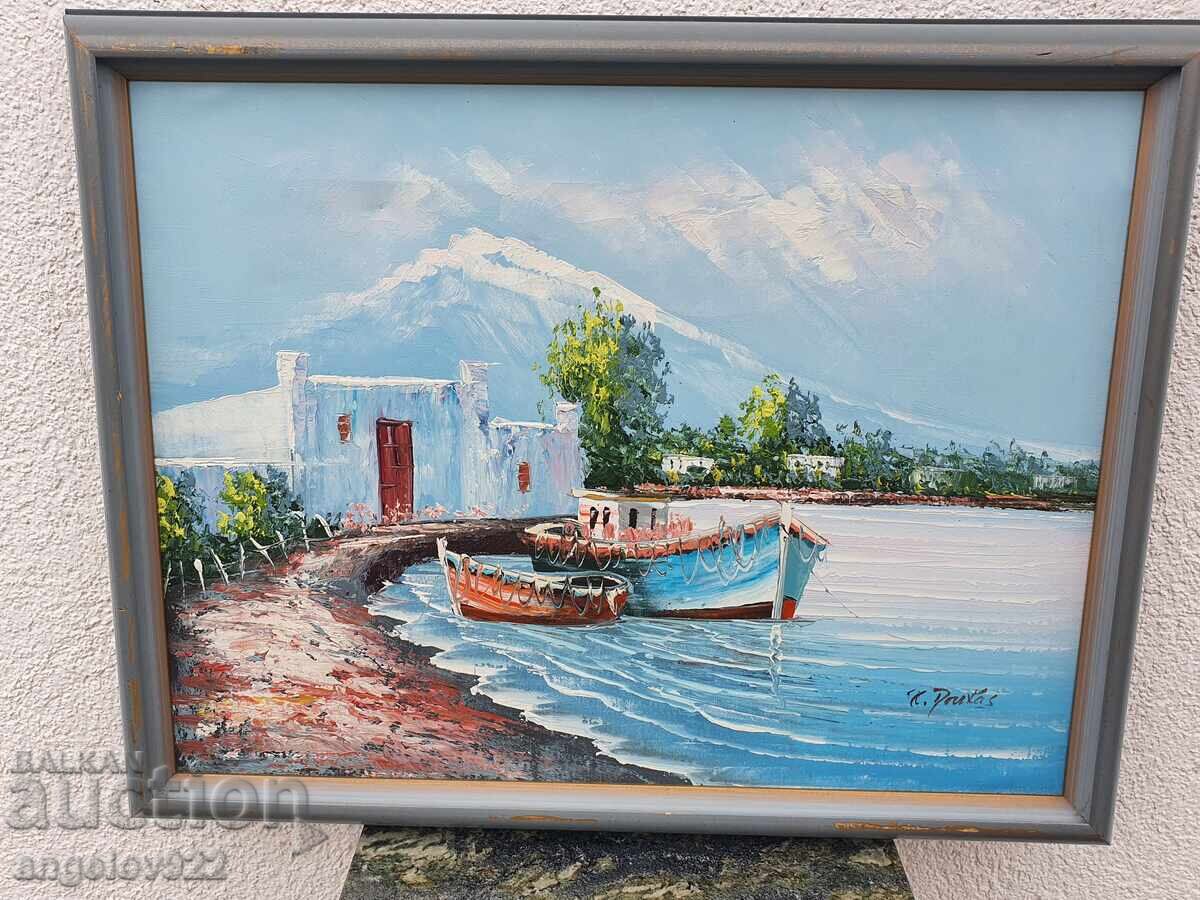 Pictura in ulei originala pe panza!!! - 5