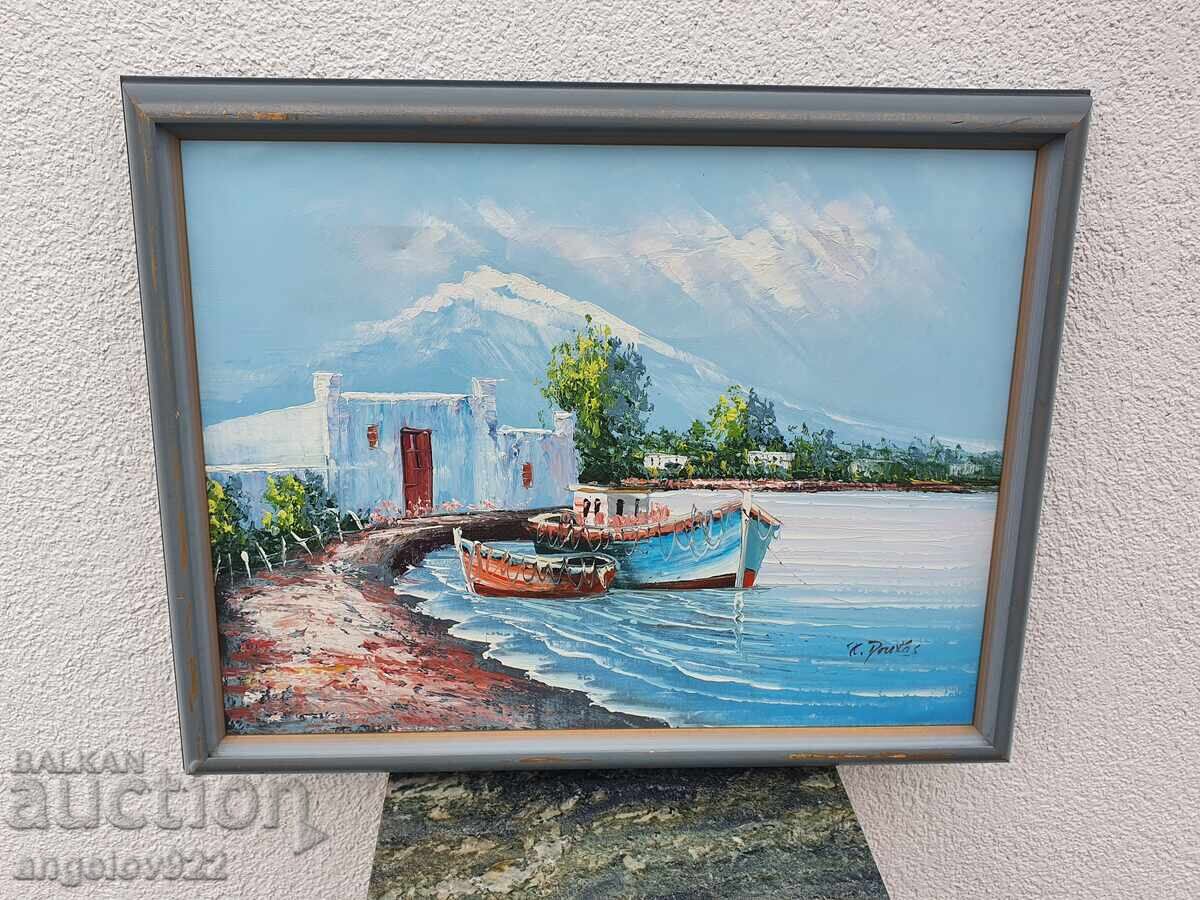 Pictura in ulei originala pe panza!!!