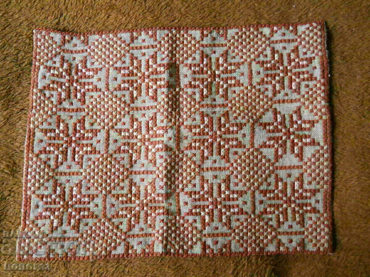 стара ръчно бродирана заготовка за калъфка за възглавница стара ръчно бродирана заготовка за калъфка за възглавница