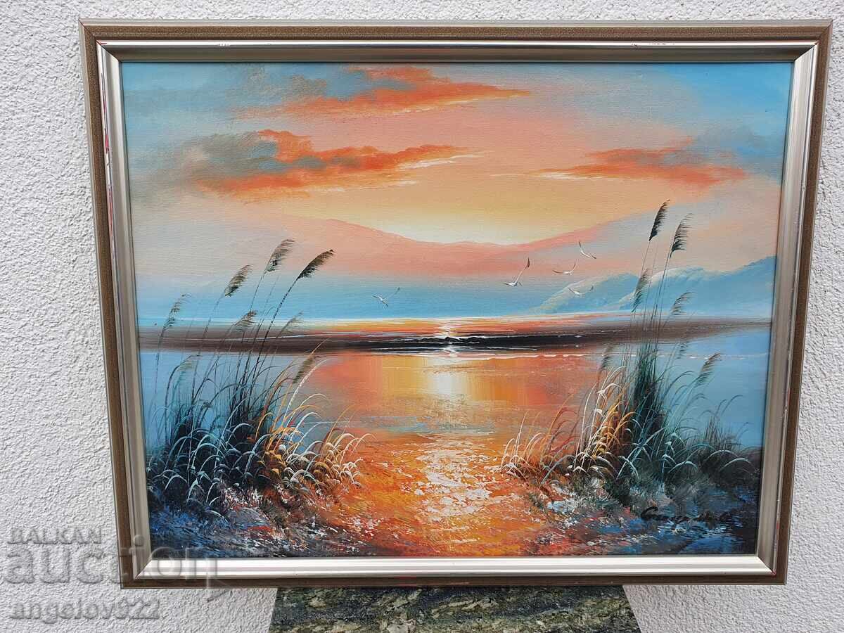 Авторска картина с маслени бои върху платно!!! с цена 0.01 лв. | € 0.01