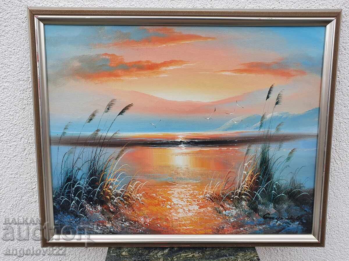 Аукцион Авторска картина с маслени бои върху платно!!!