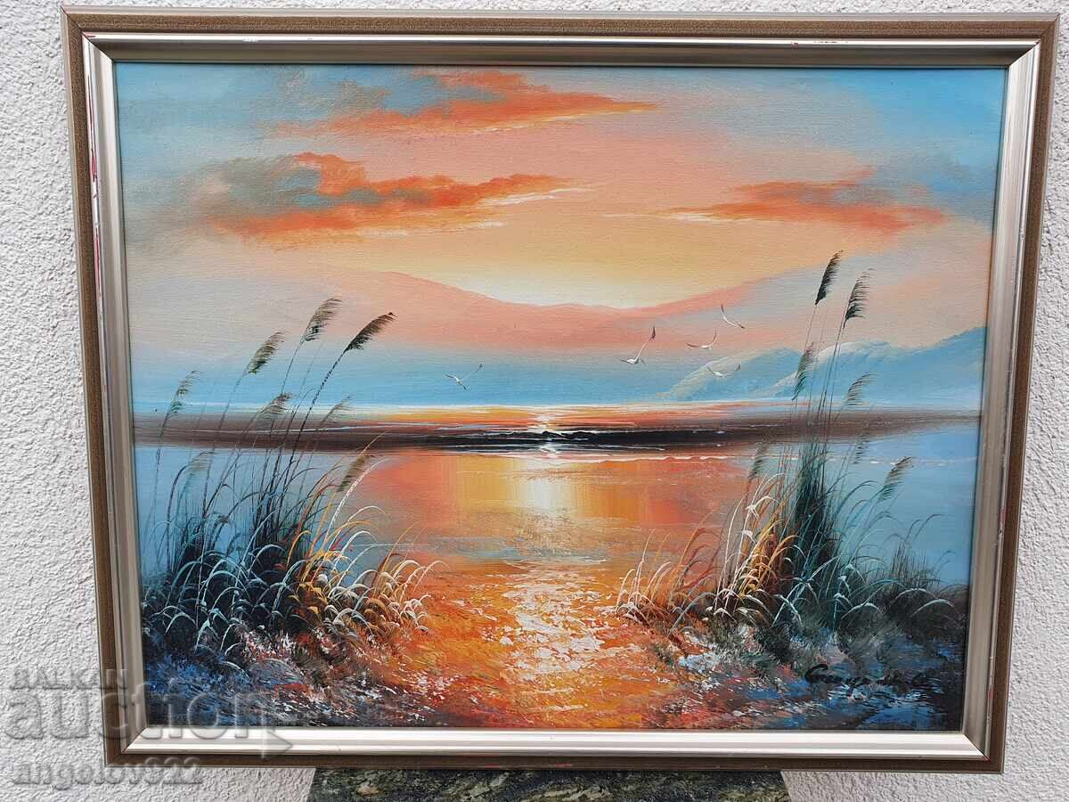 Доставка на Авторска картина с маслени бои върху платно!!!