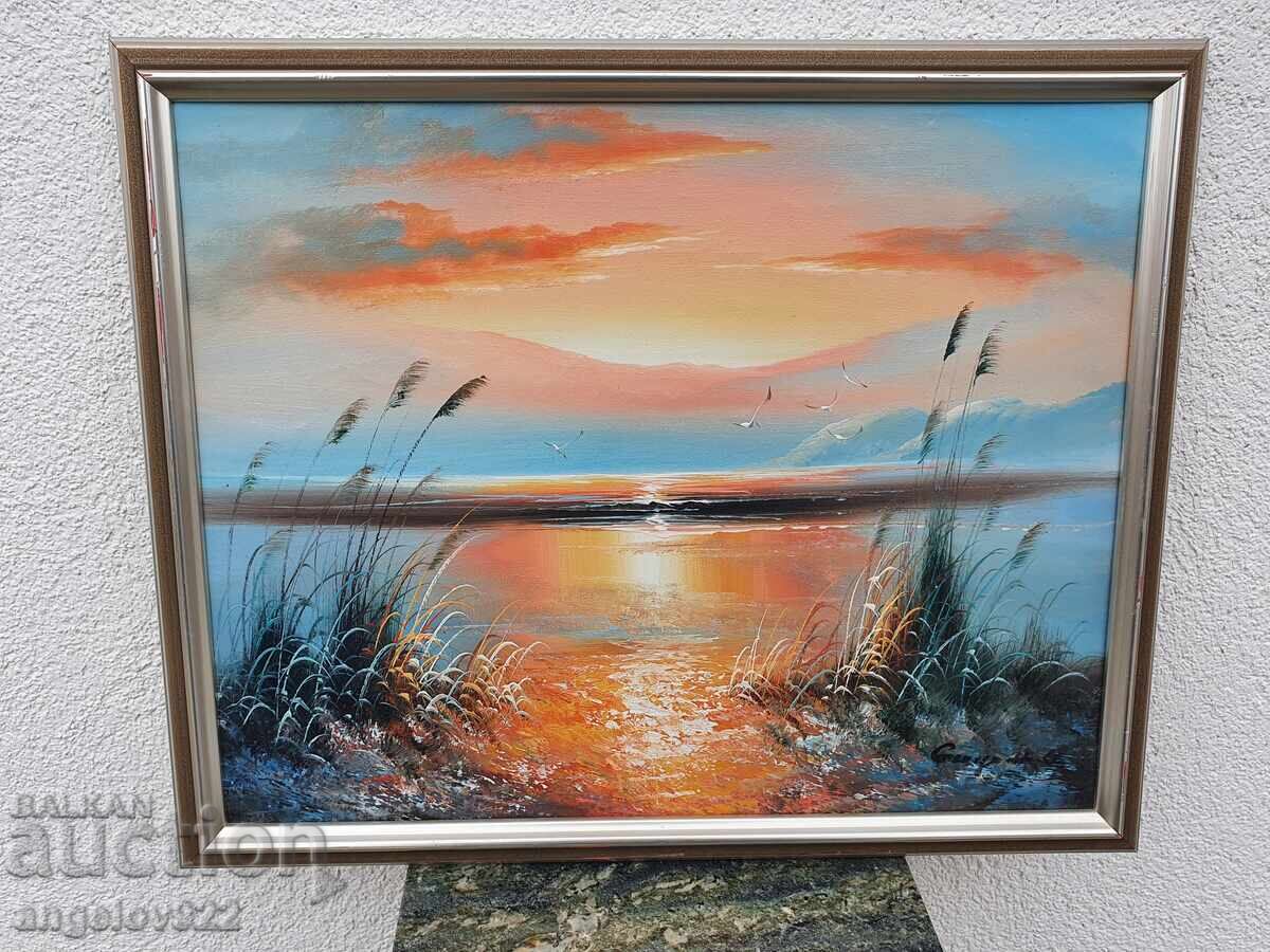 Авторска картина с маслени бои върху платно!!!