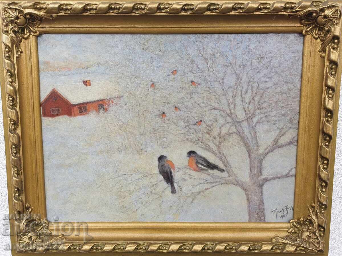 Pictura in ulei originala pe phaser!!! - 5 Pictura in ulei originala pe phaser!!! - 5