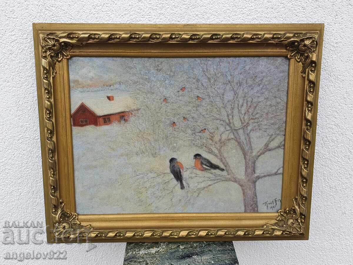 Pictura in ulei originala pe phaser!!! Pictura in ulei originala pe phaser!!!