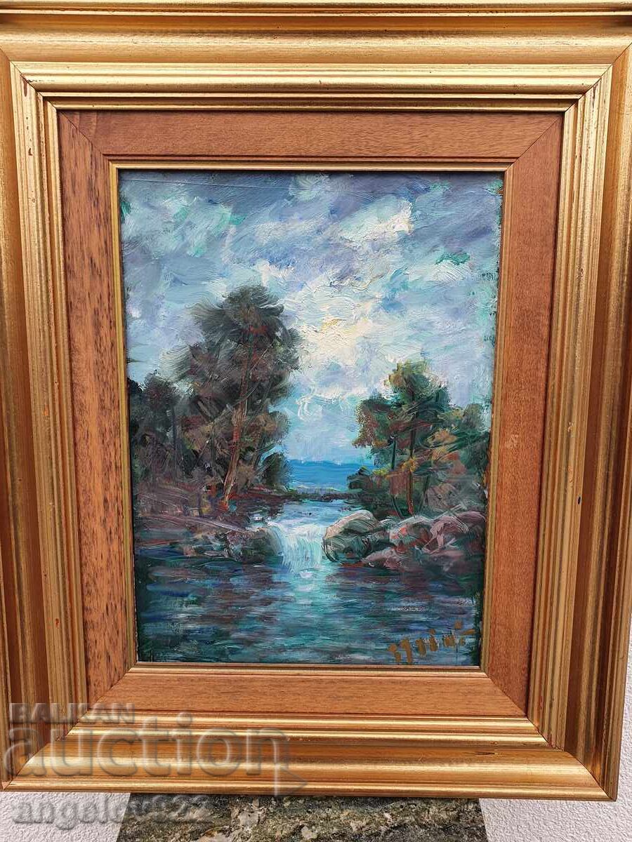 Аукцион Авторска картина с маслени бои върху фазер!!!