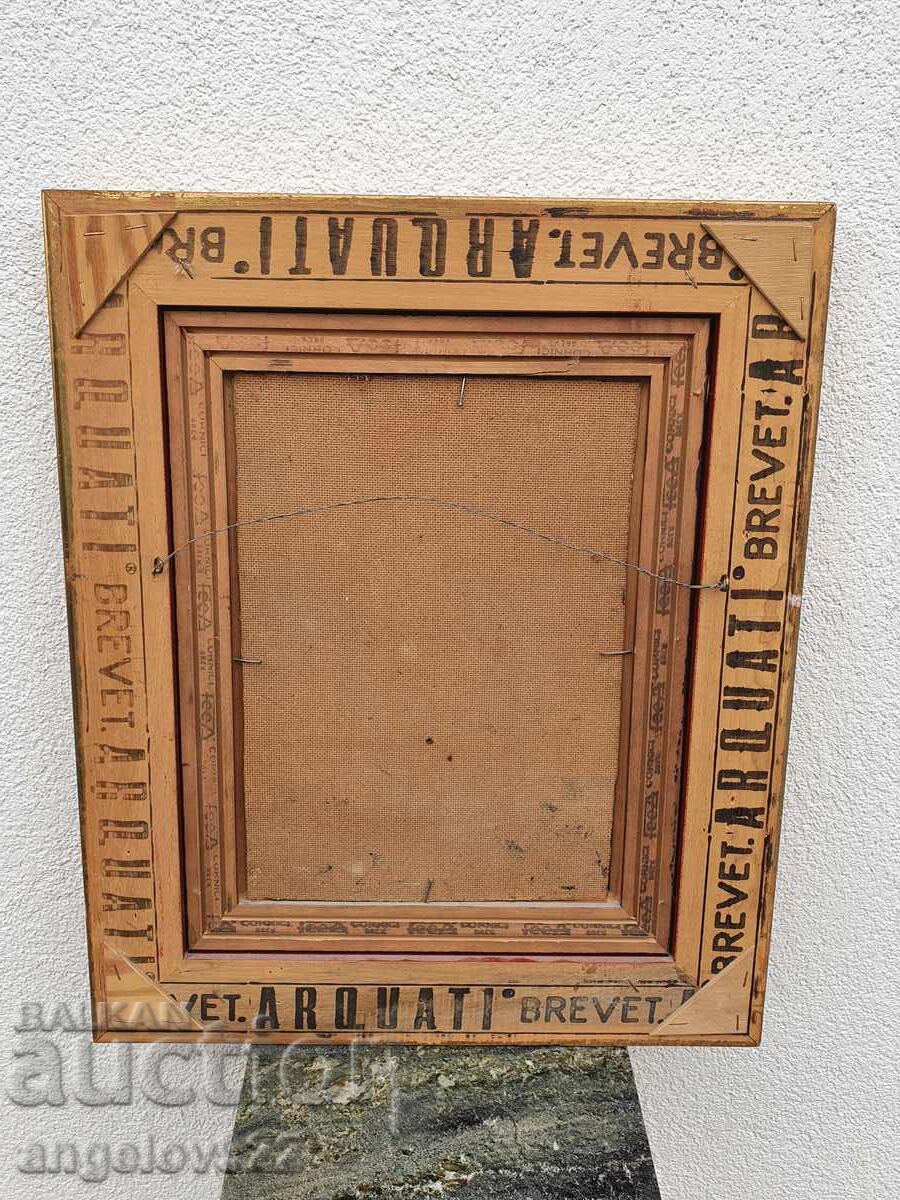 Авторска картина с маслени бои върху фазер!!! - 7