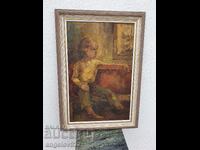 Pictura in ulei originala pe phaser!!!