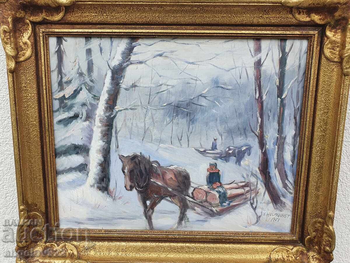 Pictura in ulei originala pe phaser!!! - 5 Pictura in ulei originala pe phaser!!! - 5