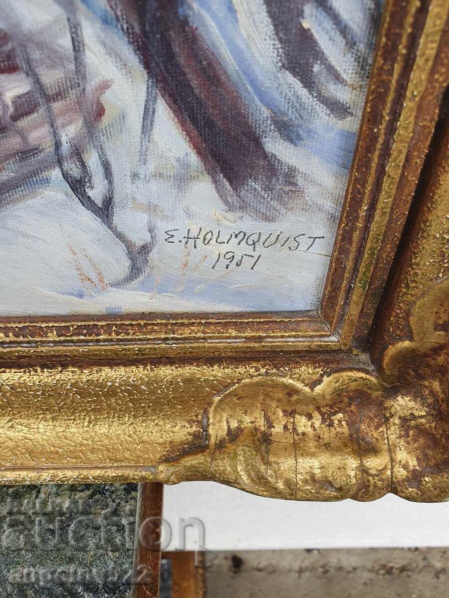 Pictura in ulei originala pe phaser!!! - 6 Pictura in ulei originala pe phaser!!! - 6