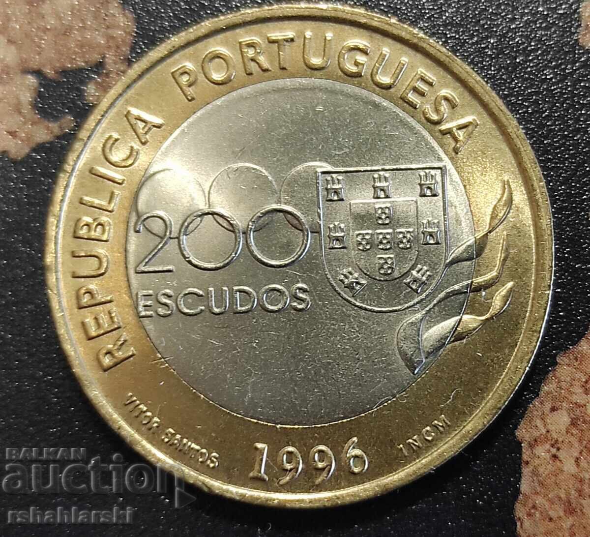 Νόμισμα Πορτογαλίας (Αναμνηστικό) 200 εσκούδος, 1996 Νόμισμα Πορτογαλίας (Αναμνηστικό) 200 εσκούδος, 1996