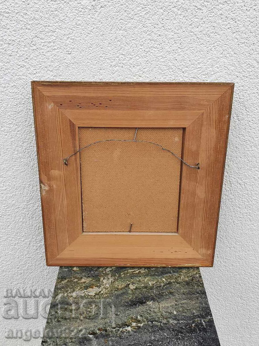 Авторска картина с маслени бои върху фазер!!! - 7