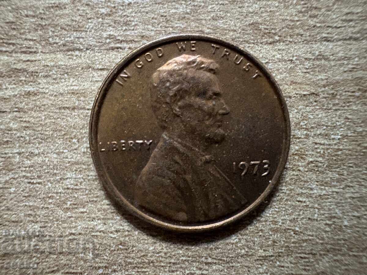 ΗΠΑ - 1 σεντ (1973) με τιμή 0.15 BGN | € 0.08