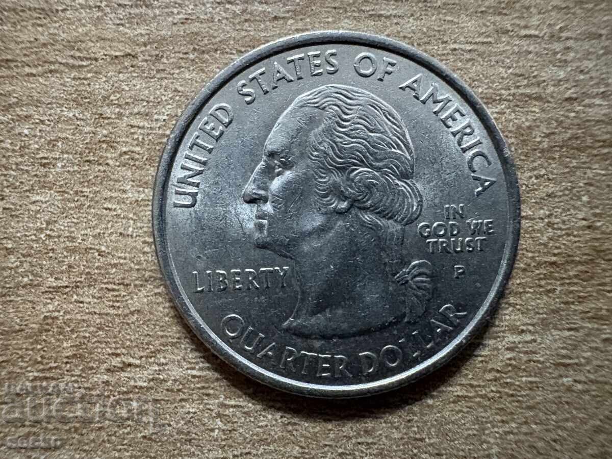 USA - 1/4 Dollar (2000) - Massachusetts - R with price € 0.46 | 0.90 BGN USA - 1/4 Dollar (2000) - Massachusetts - R with price € 0.46 | 0.90 BGN