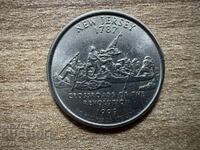 ΗΠΑ - 1/4 δολάριο (1999) - Νιου Τζέρσι - Ρ