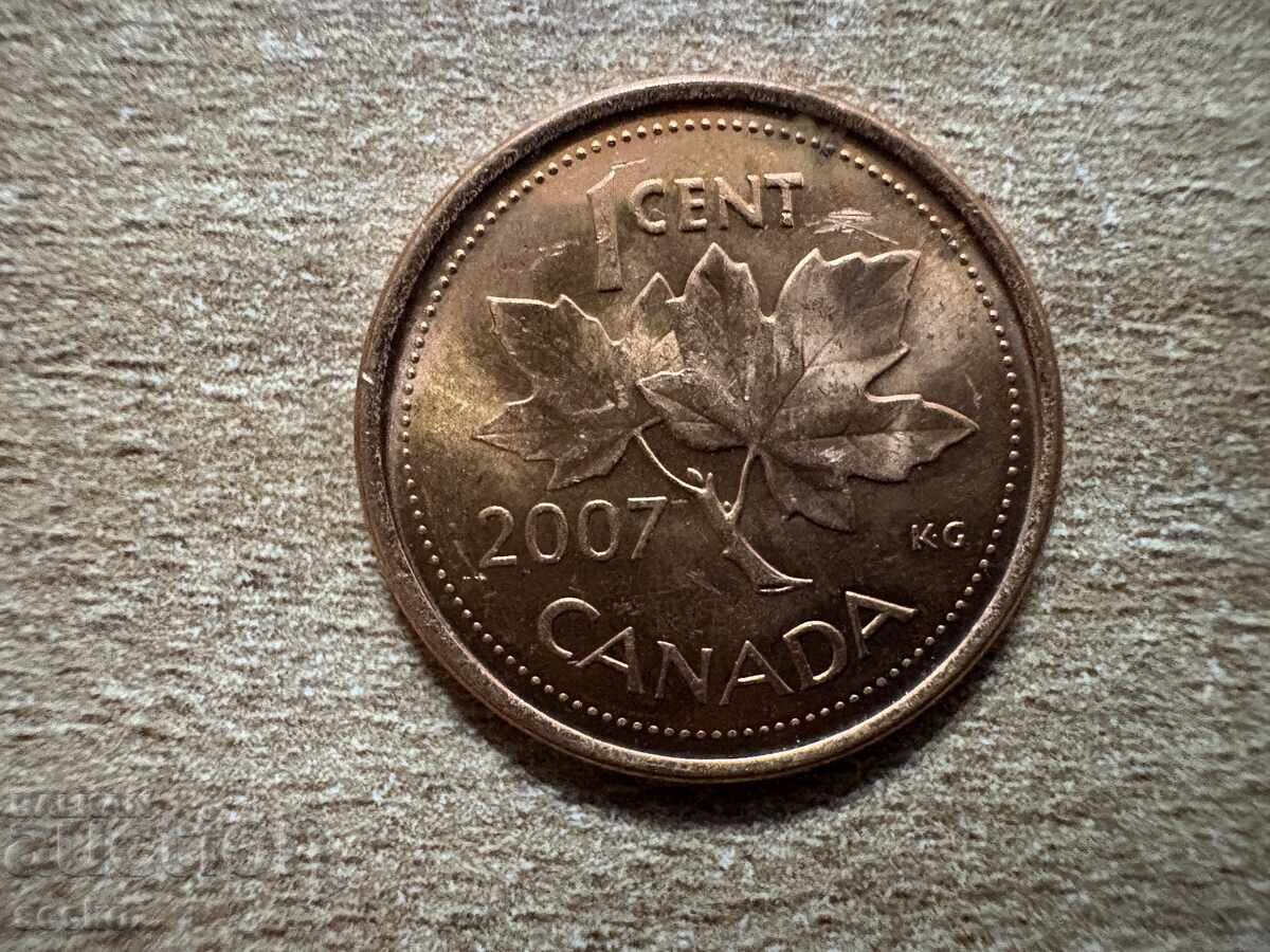 Canada - 1 Cent (2007) - Copper-plated Steel