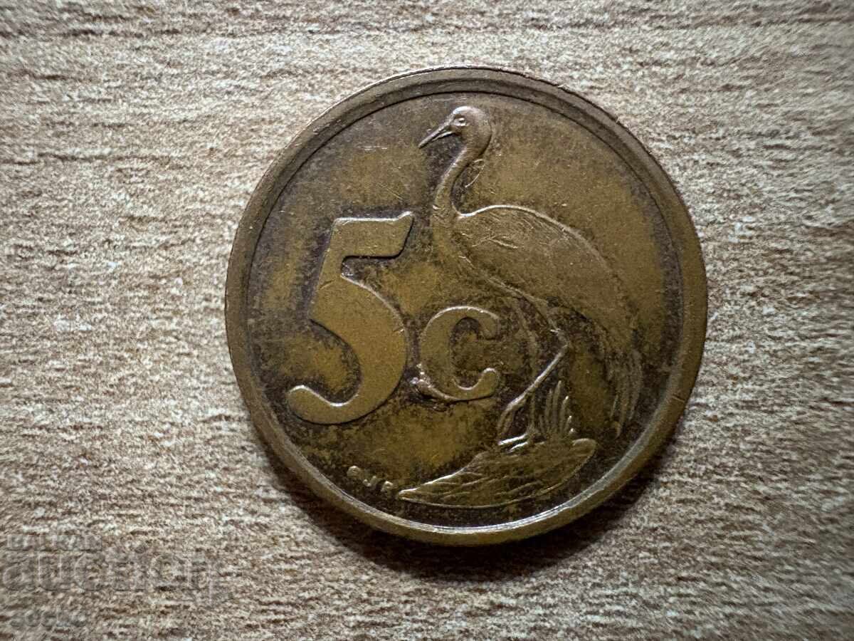 Νότια Αφρική - 5 σεντ (1997)