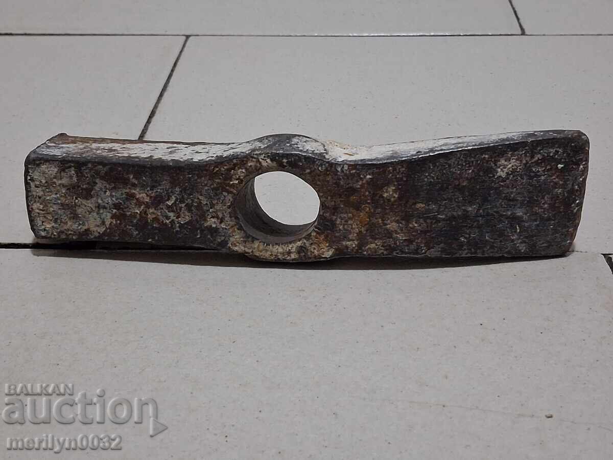 Auction Old wrought iron carpenter's hammer Auction Old wrought iron carpenter's hammer